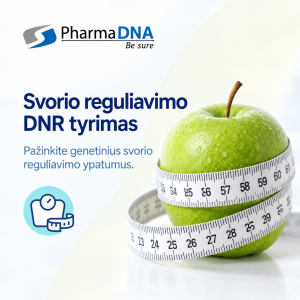 Svorio reguliavimo DNR tyrimas
