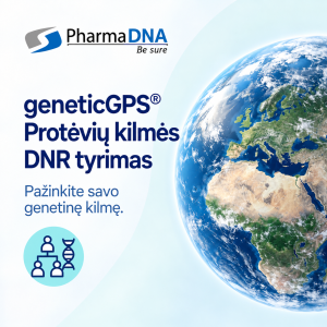 geneticGPS: Protėvių kilmės DNR tyrimas